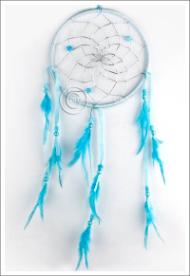 Large Blue Dreamcatcher - Click Image to Close